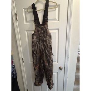 Field and Stream Bibs Youth Med Camo Realtree Lined Hunting Overalls Insulated